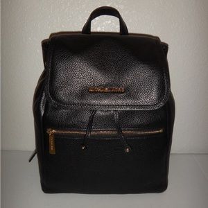 Michael Kors Rachel LG Leather Flap Backpack Handbag MK Purse Bag